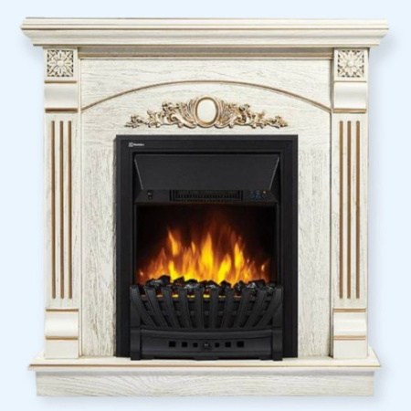 Barocco Classic шпон белый дуб с золотой патиной (1294117) Firelight Портал